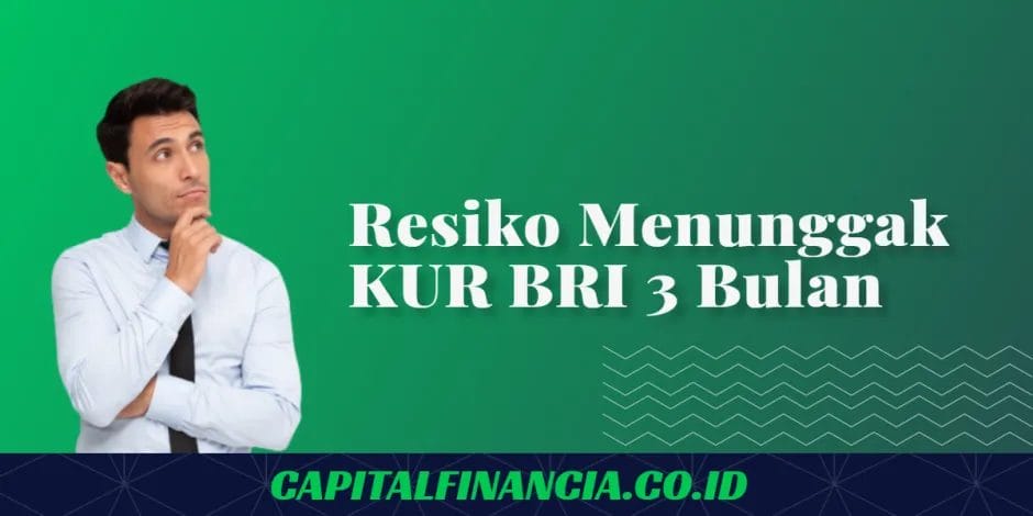 resiko menunggak kur bri 3 bulan