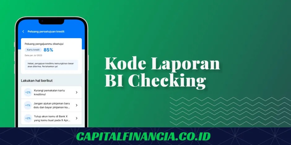 kode laporan bi checking