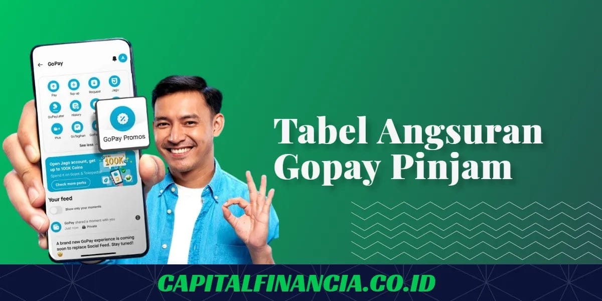 tabel angsuran gopay pinjam