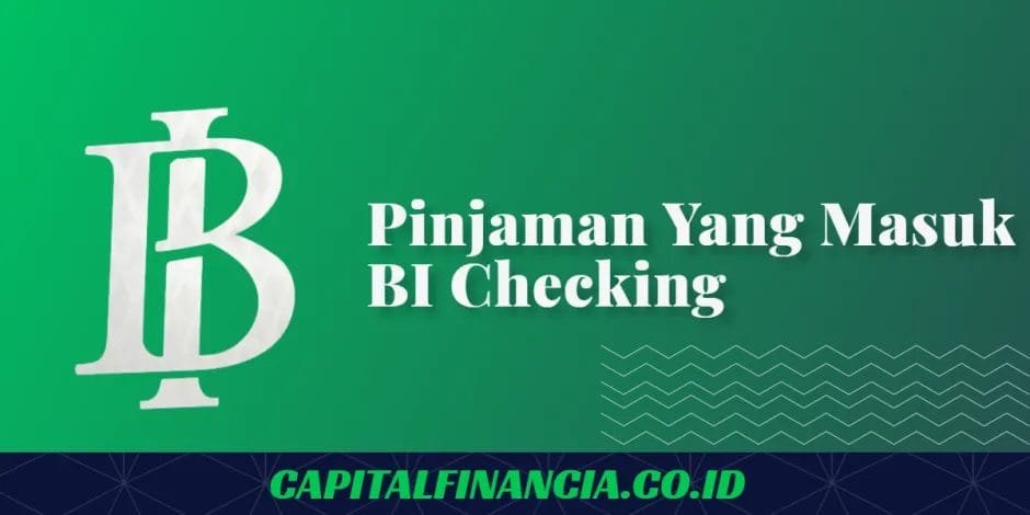 pinjaman apa saja yang masuk bi checking