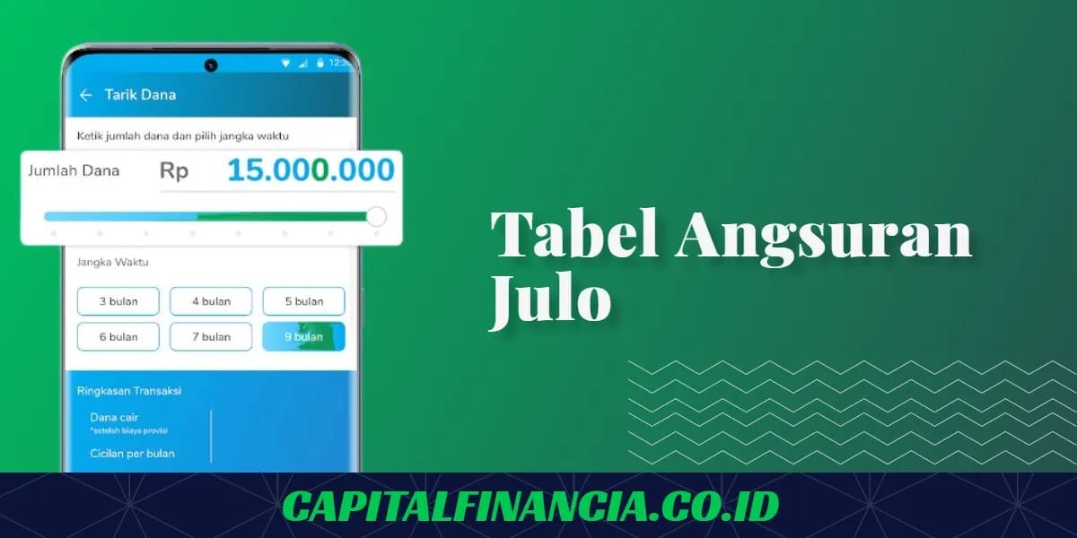 tabel angsuran julo