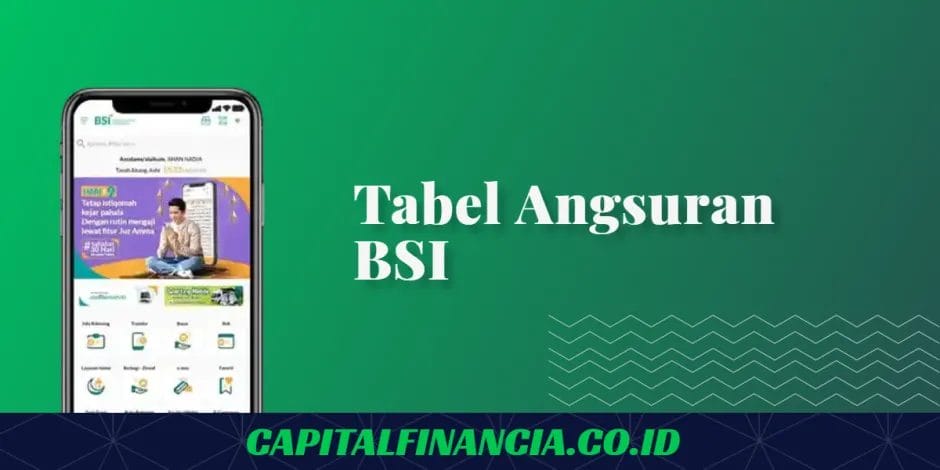 tabel angsuran bsi