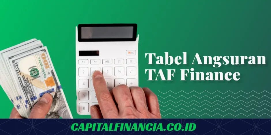 tabel angsuran taf