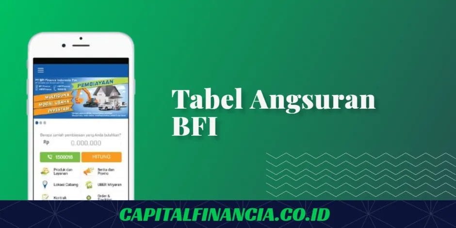 tabel angsuran bfi