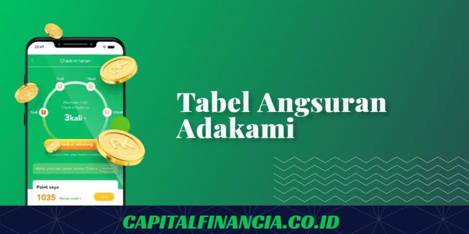 tabel angsuran adakami