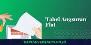 tabel angsuran flat